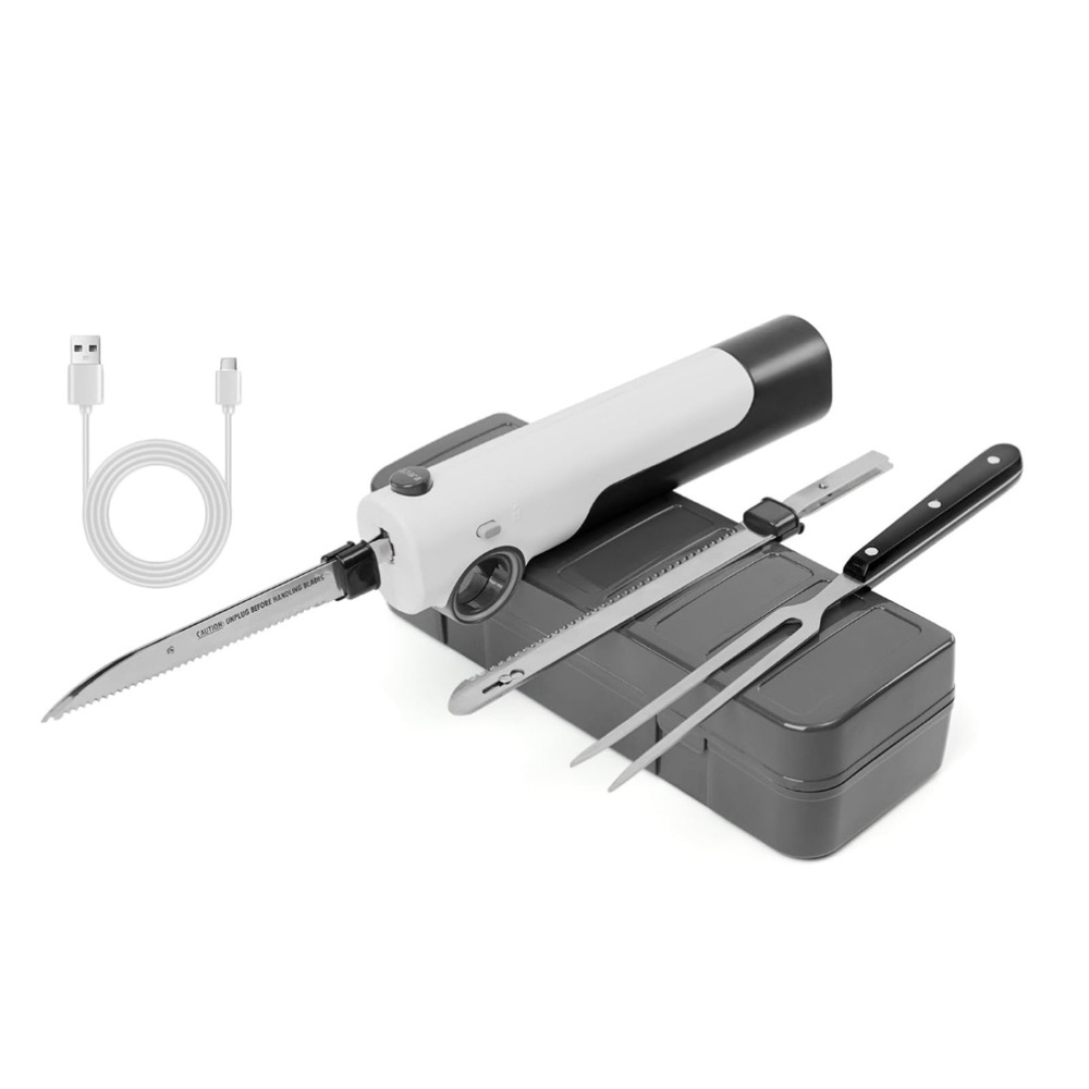 NIB TUMIDY Cordless Electric Carving Knife